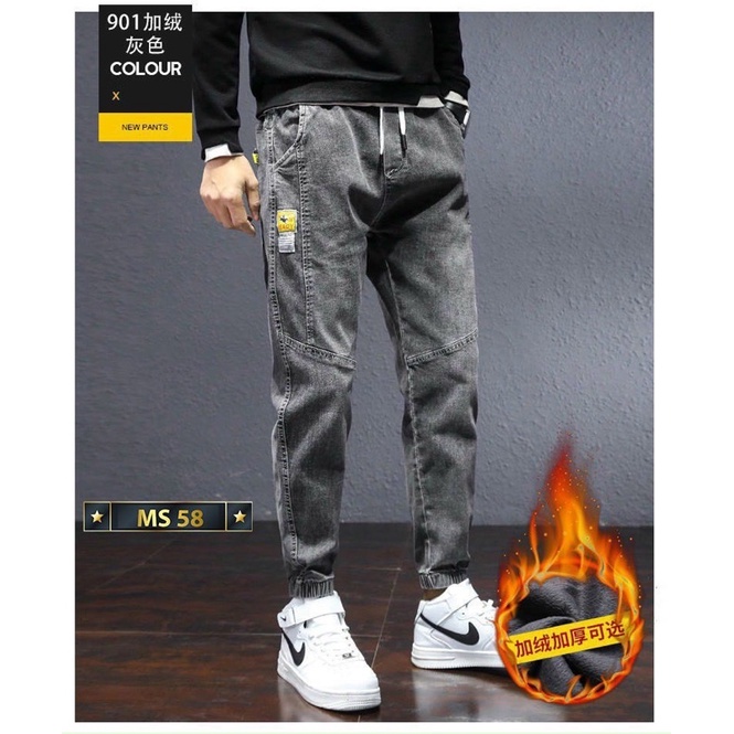 Quần Jean Jogger Lưng Thun Cao Cấp 5 Màu Chất Đẹp