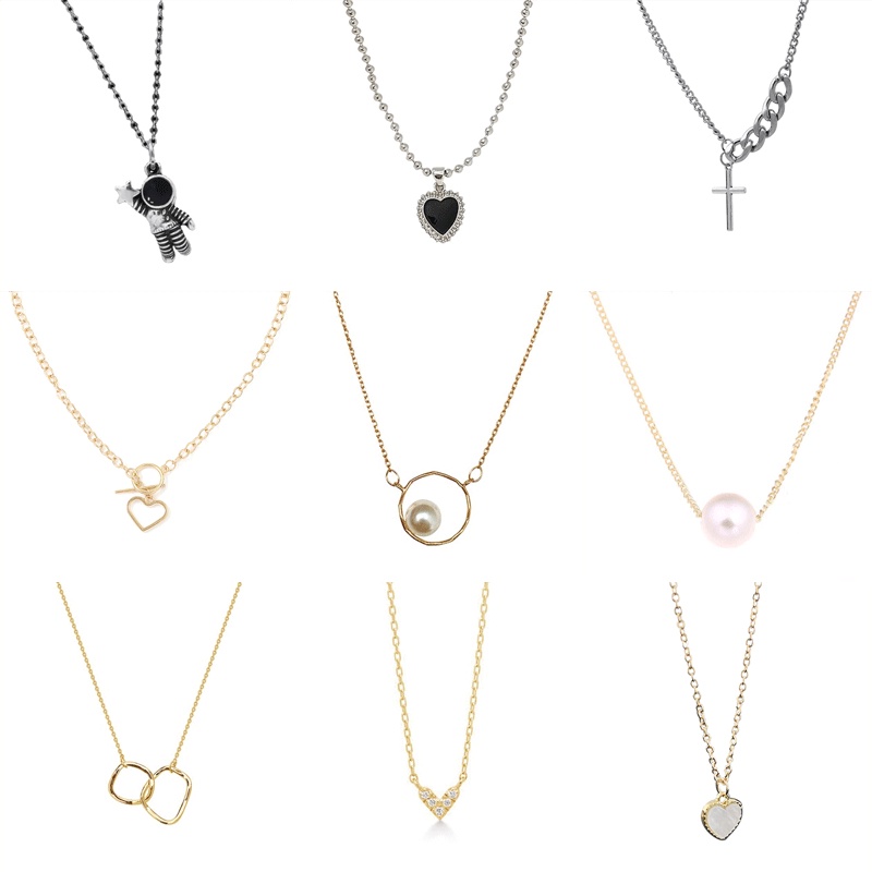 Vòng cổ Mặt Hình Trái Tim Thời Trang