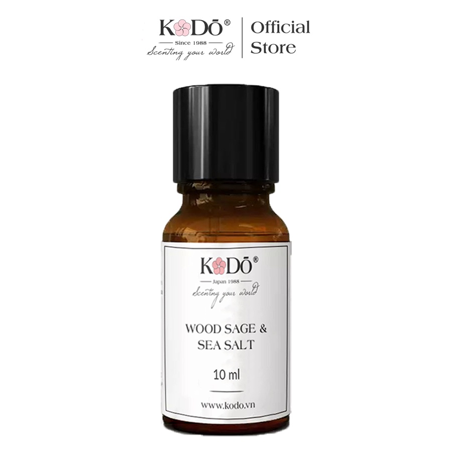 Tinh Dầu Nước Hoa KODO Wood Sage &amp; Sea Salt - Nguyên Chất - 3 Tầng Hương Thơm Độc Đáo10ml/50ml/110m