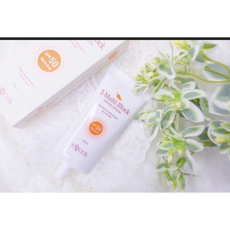 Kem chống nắng vật lý nâng tone trắng hồng Encos Hàn quốc
