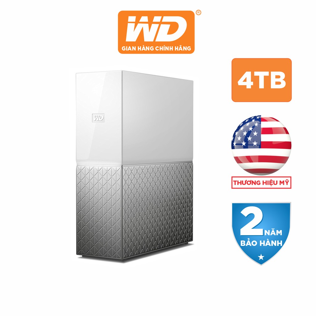 Ổ Cứng Mạng WD My Cloud 4TB - WDBVXC0040HWT-SESN - Hàng Phân Phối Chính Hãng