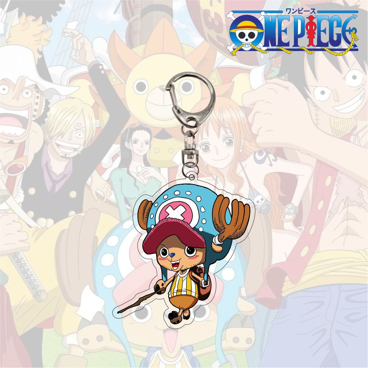 Móc Khóa Hình Các Nhân Vật Phim One Piece Cá Tính