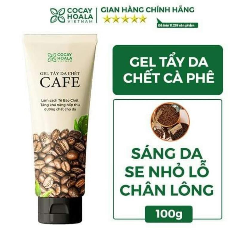 Kem tẩy da chết dành cho mặt chiết xuất cà phê Cocayhoala 100g
