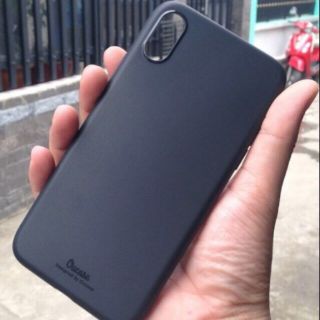 Ốp lưng iphone X/XS  dẻo màu vu case chính hãng tặng kèm kính cường