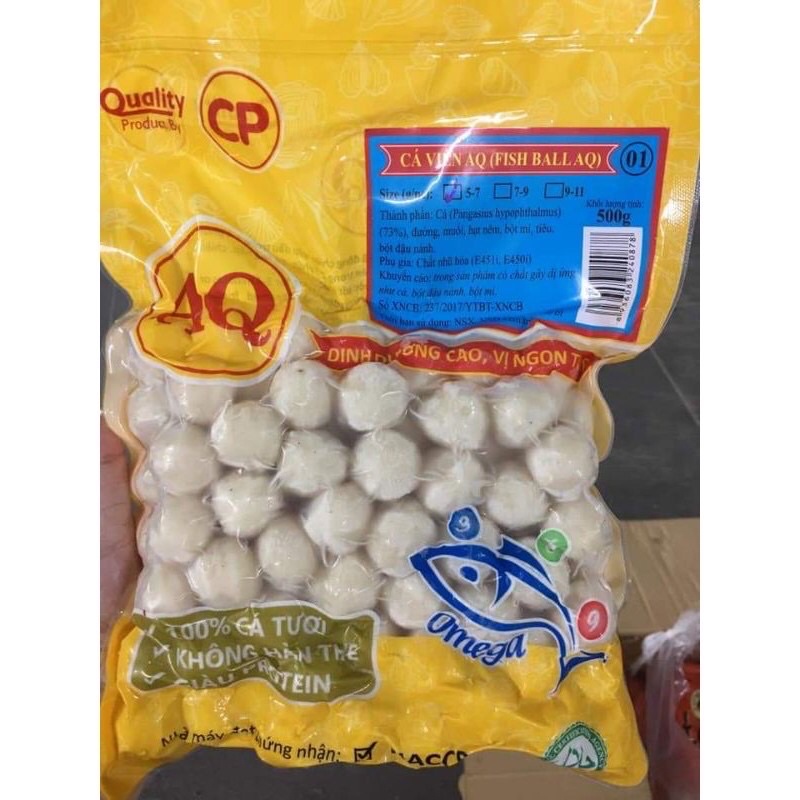 [Chỉ Giao HCM] Cá Viên AQ CP 500g
