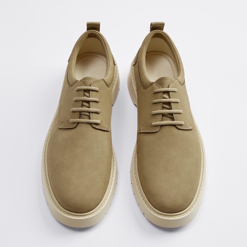 🇪🇸ZARA - GIÀY NAM SNEAKER MÀU BE HIỆU ZARA 🇪🇸