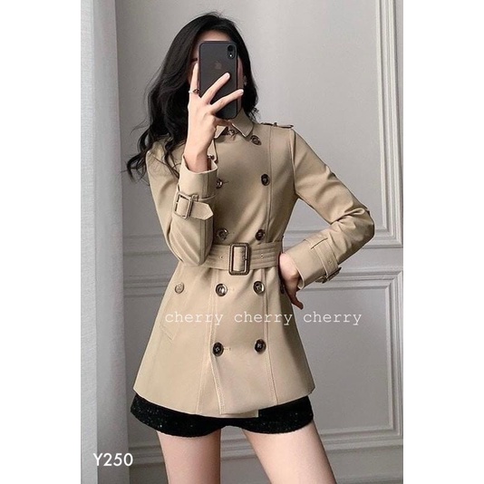 Áo Mangto Kaki cao cấp Y250