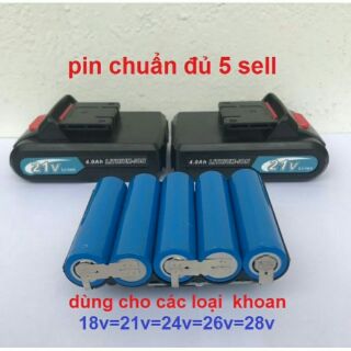 Pin Máy Khoan Pin Chuẩn 5 Cell