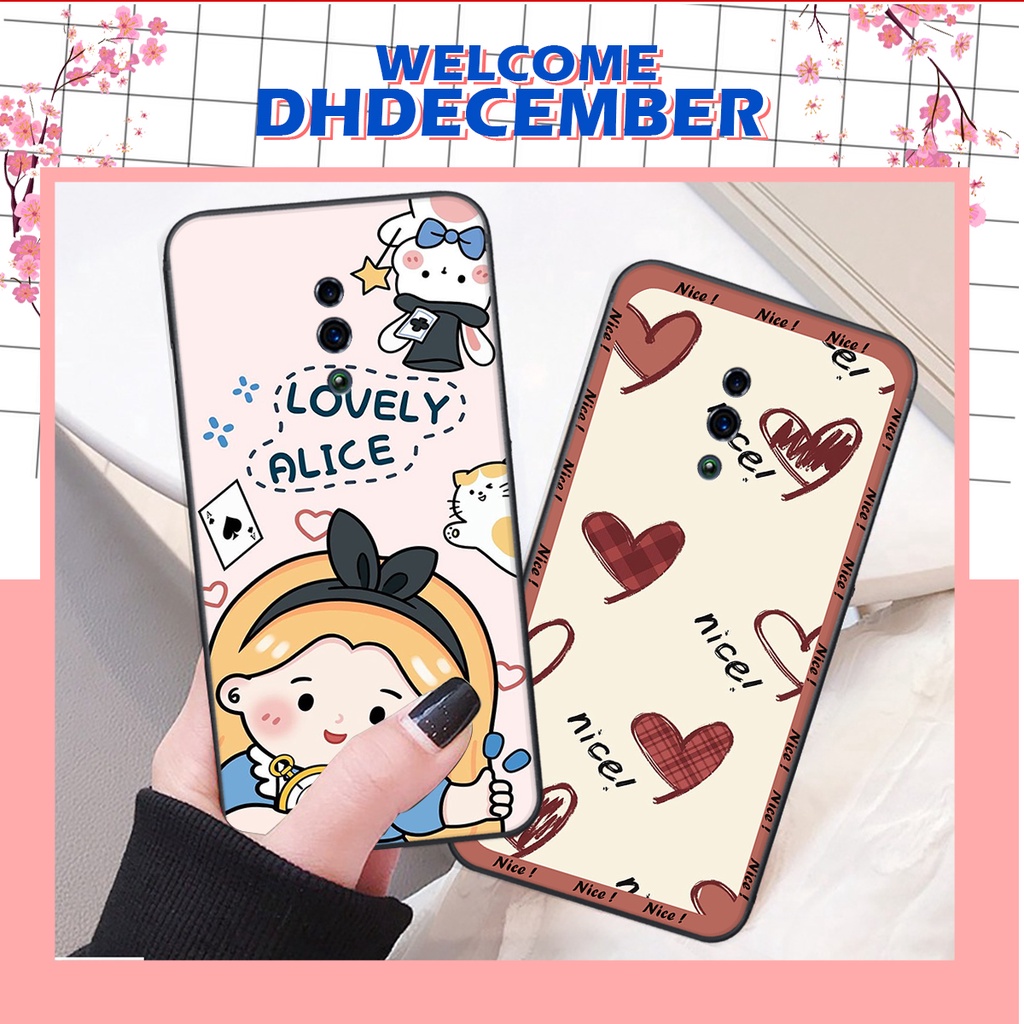 Ốp lưng Oppo RENO  / RENO Z in hình nice ,good luck happy ốp xinh viền dẻo đẹp chất