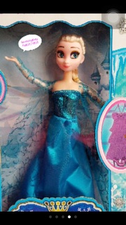 Búp bê Elsa thay váy kèm phụ kiện