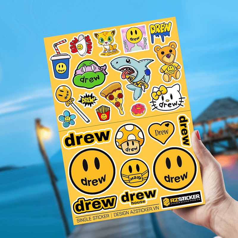 Hình Drew | Sticker Dán Xe, Tem Dán Xe Máy, Xe Điện , Sticker Dán Điện Thoại , Dán Nón Bảo Hiểm - Hàng nh