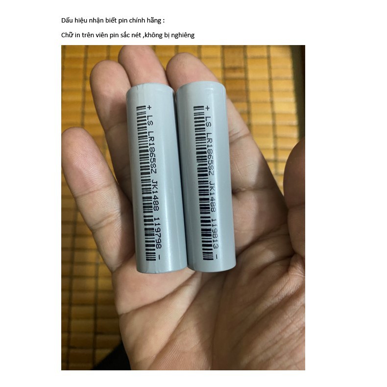 Cell pin 18650 Lishen 2500mah 5C xả cao (12,5A) LR18650 SZ - Hàng chính hãng mới 100% - dùng cho khoan pin, vít, xe điện