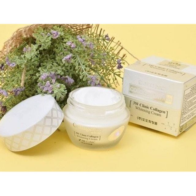 Kem dưỡng trắng da 3w clinic collagen white chính hãng