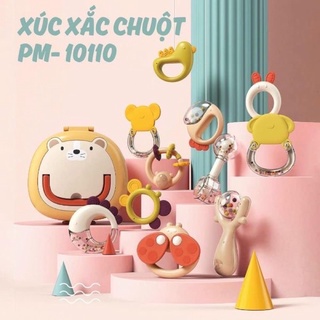 Bộ xúc xắc gặm nướu dohoon 10 chi tiết
