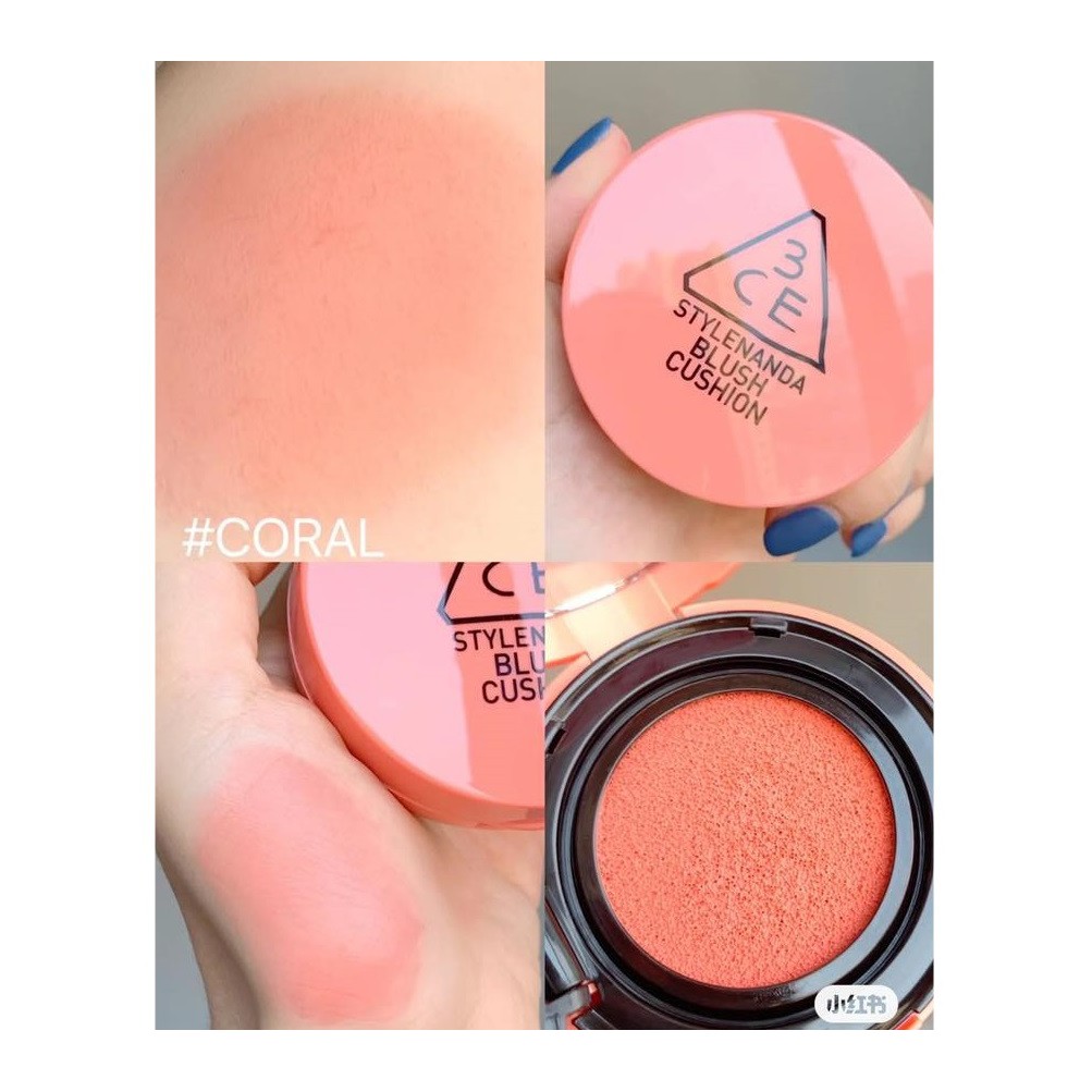 Má Hồng Dạng Kem 3CE Stylenada Blush Cushion 8g Hàn Quốc