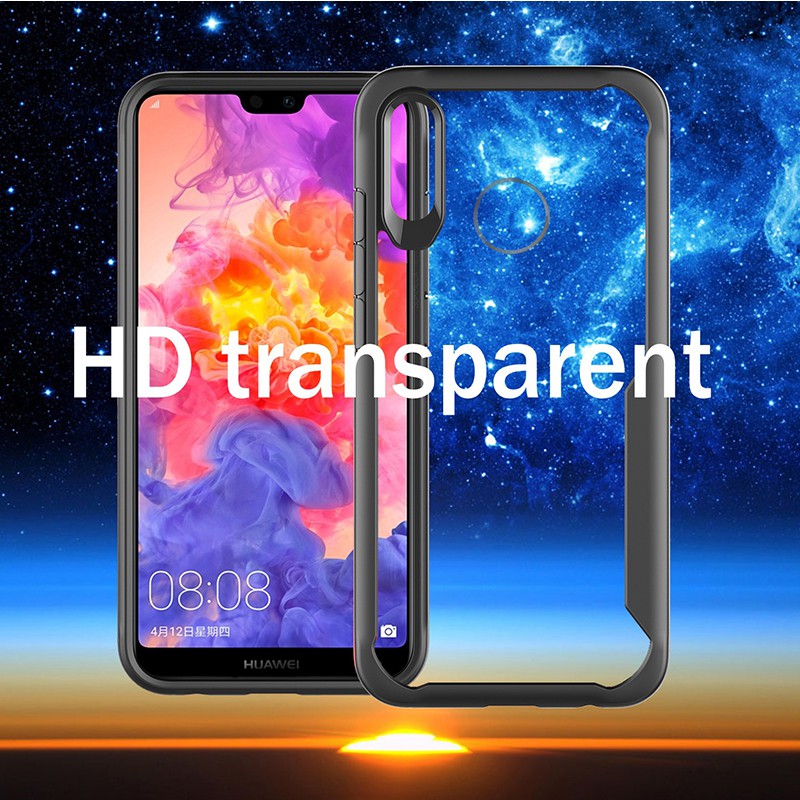 Ốp điện thoại PC cứng + TPU mềm bảo vệ túi khí cho Huawei Y Max