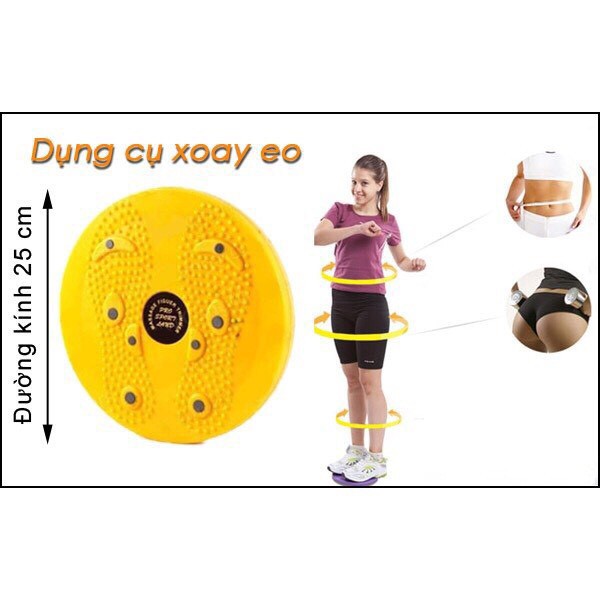 0159  Dụng Cụ Xoay Eo Giảm Mỡ - Tập Tại Nhà