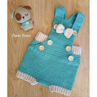 Quần yếm bằng len cho bé trai và bé gái