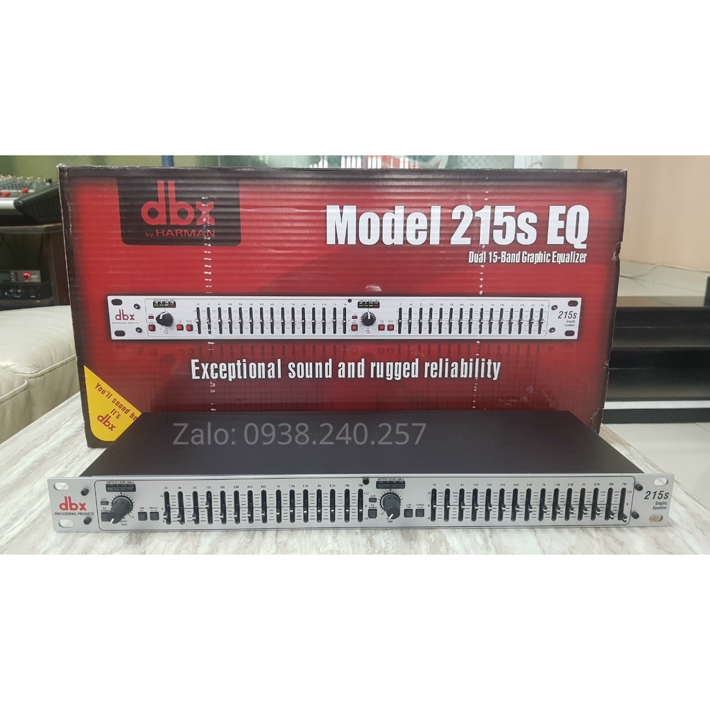 Lọc xì equalizer dbx 215 trắng & đen - dbx 215s - dbx 215 -equalizer dbx - lọc xì âm thanh