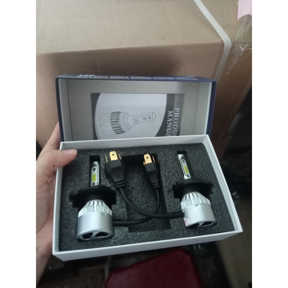 Đèn lét C6 .3 tim chân đồng lắp đèn pha xe máy