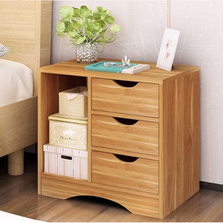 TỦ GỖ ĐỂ ĐẦU GIƯỜNG VỚI THIẾT KẾ 2 TẦNG 3 NGĂN TIỆN LỢ - TỦ GỖ CAO CẤP CHỐNG THẤM HÚT NƯỚC CỰC TỐT