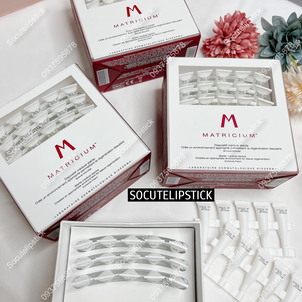 Date 4.24 - Serum Matricium - tinh chất làm khỏe, phục hồi da tổn thương Set 5 - Set 10 - Full 30 ống