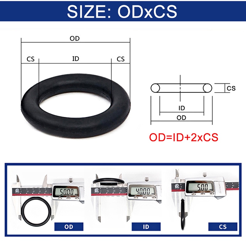 Set 150-200-225 Vòng Đệm Silicon OD 6mm-30mm CS 1.5mm 1.9mm 2.4mm 3.1mm Chuyên Dụng