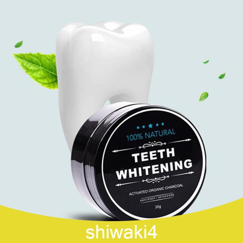 Bột Đánh Răng Với Thành Phần Hữu Cơ Than Hoạt Tính Làm Trắng Răng Hiệu Quả 30g