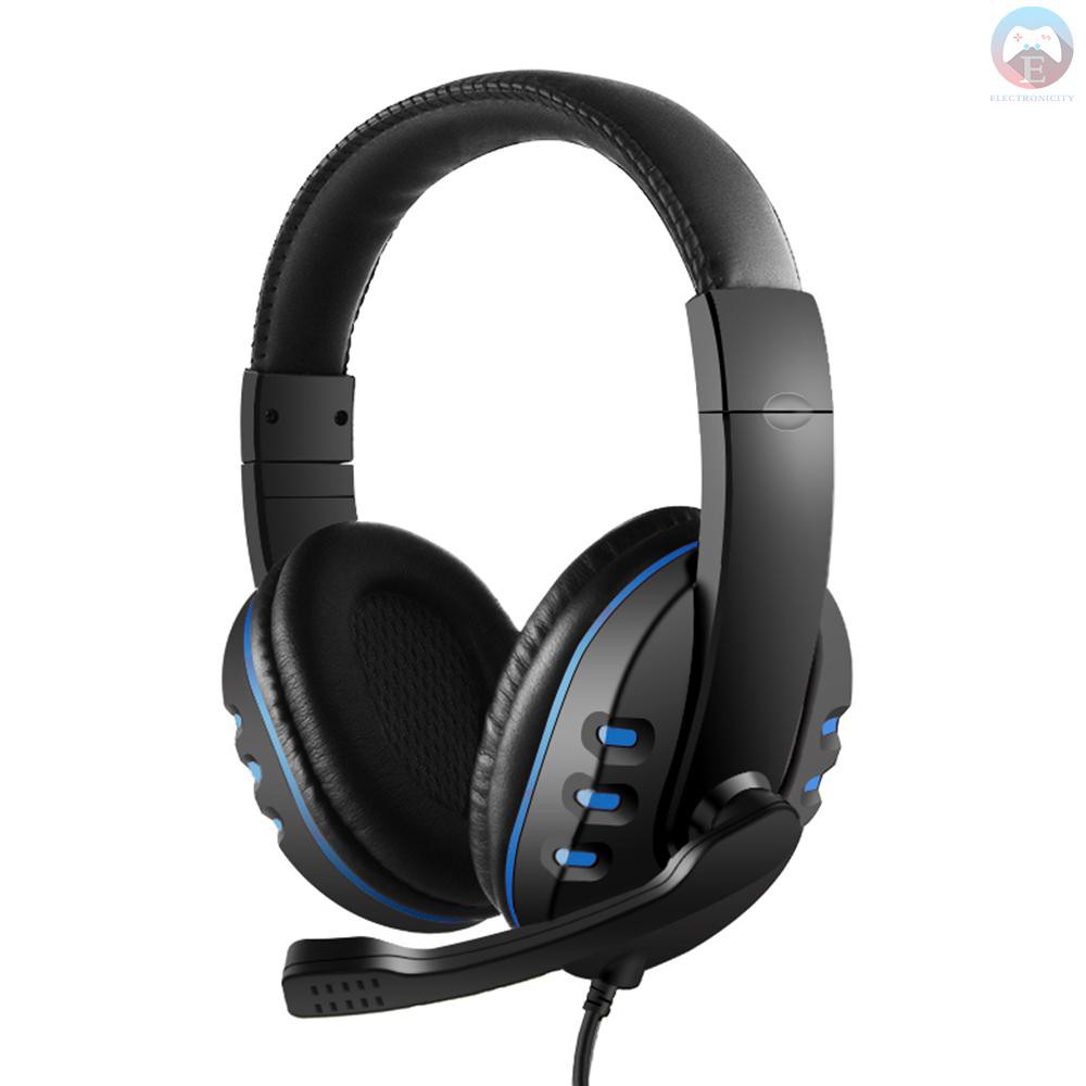 Ê 3.5mm Wired Gaming Headphones Over Ear Game Headset Noise Canceling Earphone with Microphone Volume Control for PC Lap