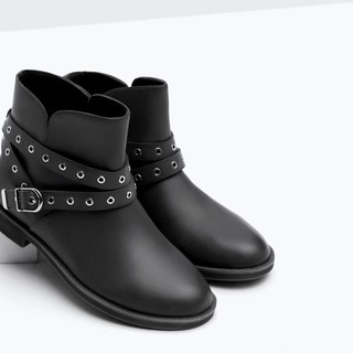 Ankle Boots Zara - Bốt đen xuất xịn