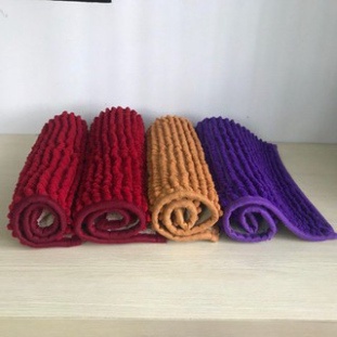 thảm chùi chân san hô sợi cotton siêu thấm nước, thảm lau chân 30*48cm
