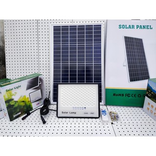 Đèn pha led năng lượng mặt trời solar light 200w/ pin 36000mah
