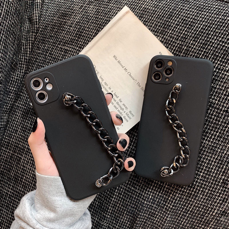 Ốp Điện Thoại Mềm Có Dây Đeo Cho IPhone 12 13 Pro Max 12 Mini IPhone 7 8 Plus XS Max XR IPhone 11 Pro Max Se 2020