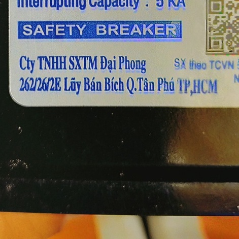 Cầu dao an toàn  CB MOTEC