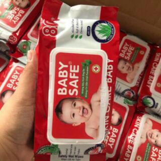 Combo 10 khăn ướt Baby safe 80g