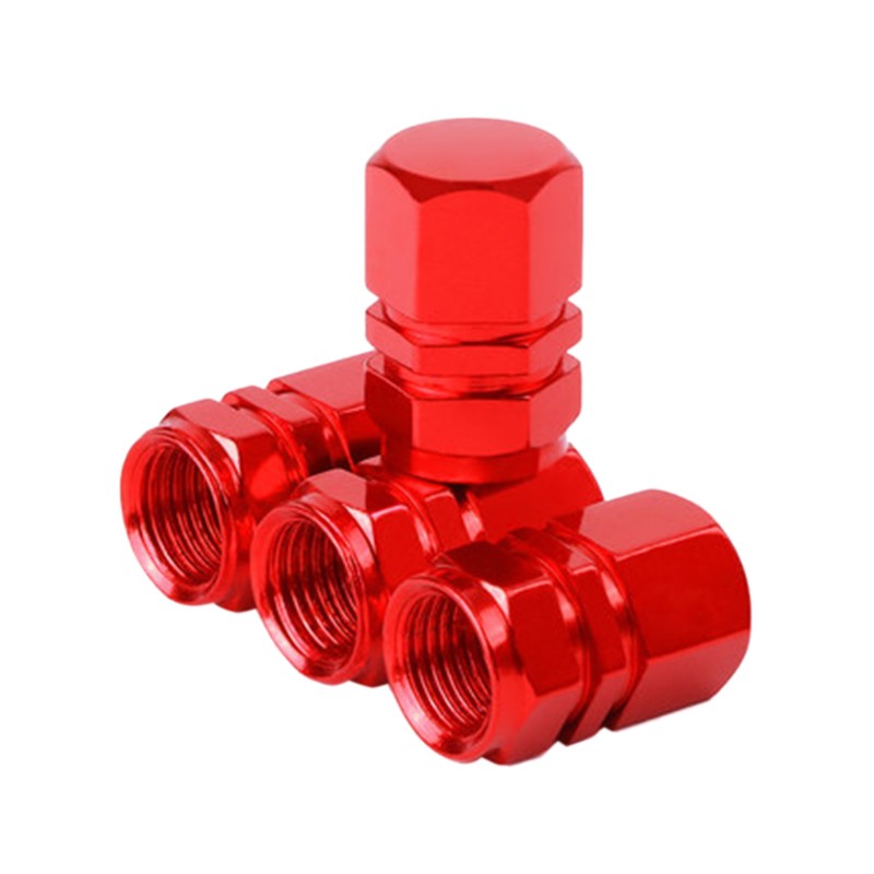 4 Nắp van bánh xe hơi bằng hợp kim chống bụi chất lượng cao