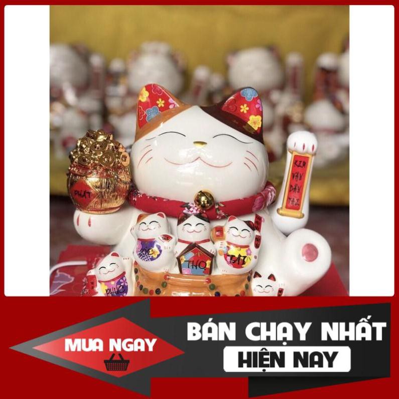 [SP BÁN CHẠY] Mèo thần tài Như Ý Cát Tường - Thiên Kim Vạn Lượng có 3 cỡ