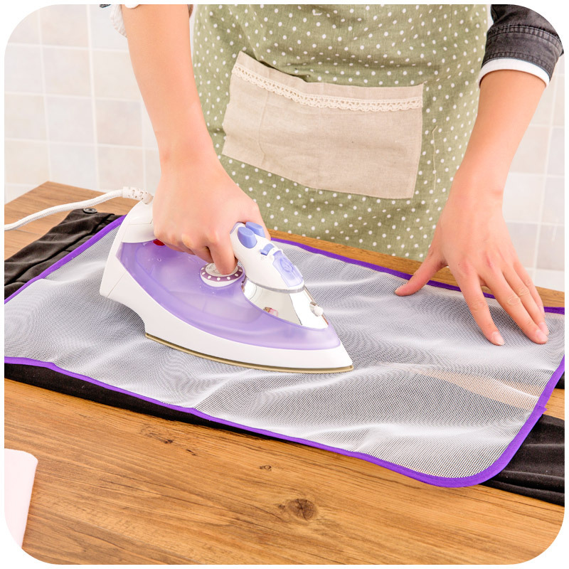 Ironing Cloth Guard Random Colors / High Temperature Ironing Scorch Heat Insulation Pad / Protective Press Mesh Household Protective Insulation / Scorch Heat Insulation Pad Mat Household Protective Mesh Cloth Cover