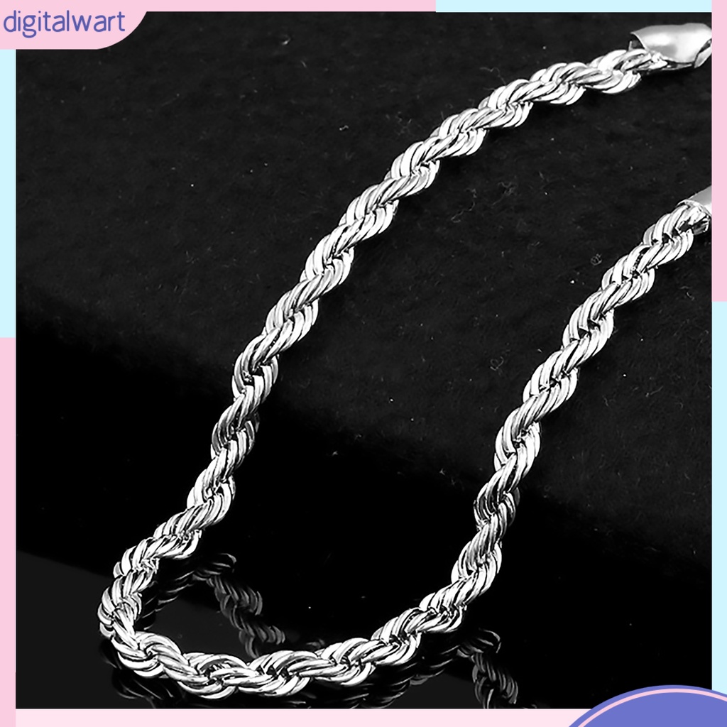 Vòng tay mạ bạc thiết kế dạng xoắn thanh lịch dành cho nữ