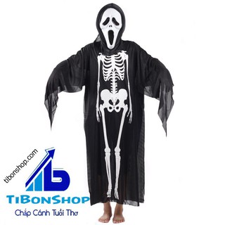 Trang phục hóa trang Halloween Áo bộ xương