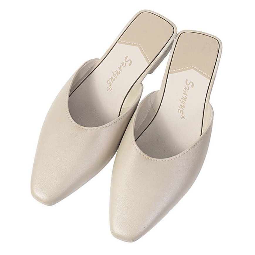 Xả hàng - Dép sục nhựa mules dáng đẹp chống nước 2G01