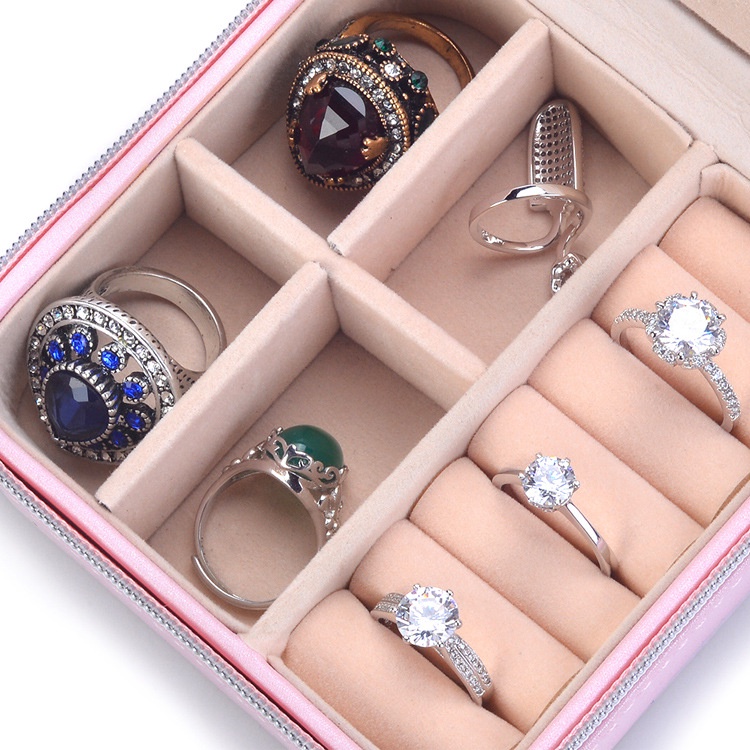 Hộp đựng trang sức thiết kế nhỏ gọn di động tiện lợi