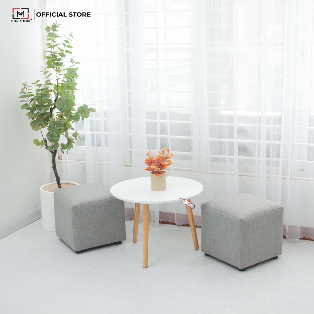 Bàn trà mặt tròn D60 chân tháo ráp - MW FURNITURE