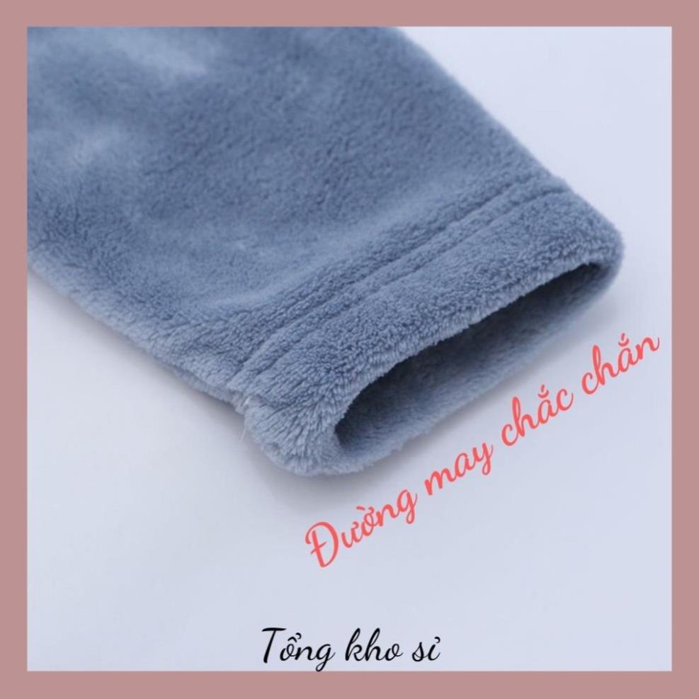 [ HÀNG LOẠI 1 ]  Bộ nỉ bông nữ mềm mướt,bộ lông cừu nữ ấm áp, mặc dễ thương, chị em phụ nữ rất yêu thời trang nữ
