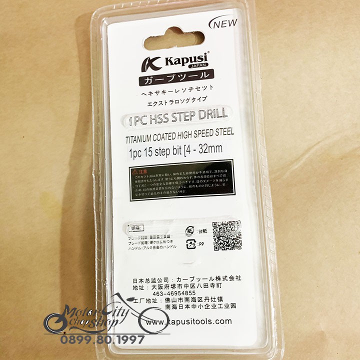 Mũi khoan Tháp 4/22 Kapusi Japan. hàng cao cấp