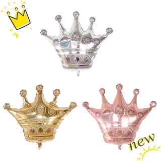 Bóng hình vương miện trang trí sinh nhật, thôi nôi, decor