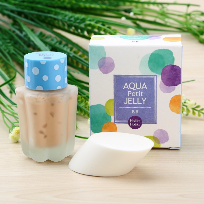 Kem Nền BB Thạch Holika Holika Aqua Petit Jelly BB Cream SPF20 PA++ 40ml, kiềm dầu che phủ tự nhiên - Mị Đẹp Authentic