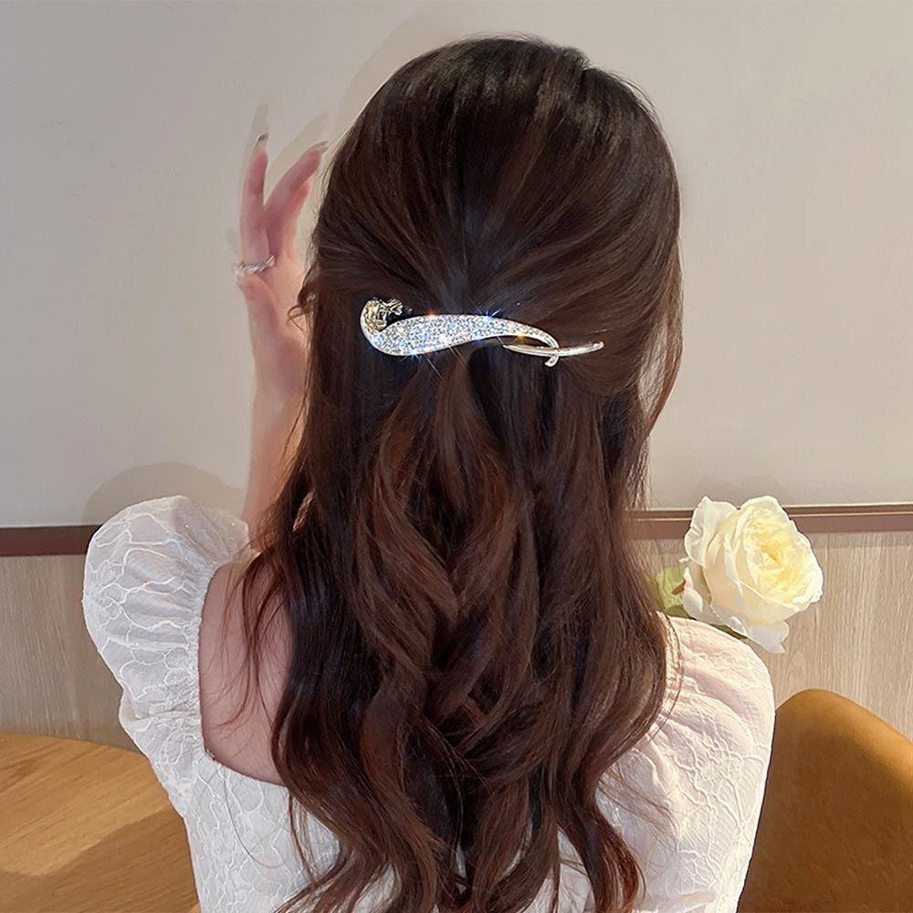 Kẹp Tóc Họa Tiết Hình Học Phong Cách Vintage Cho Nữ