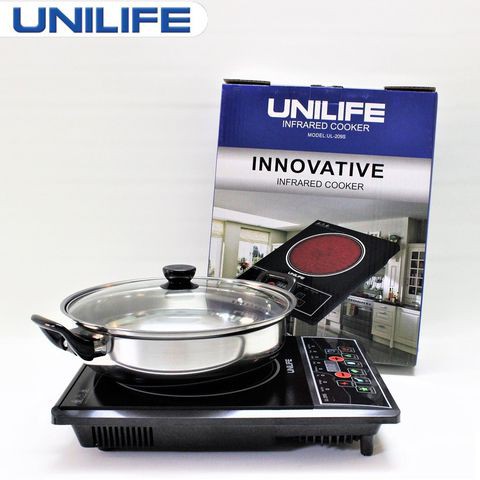 Bếp Hồng Ngoại UNILIFE UL-209S - Sử Dụng Được Tất Cả Loại Nồi, Dễ Dùng, An Toàn Khi Sử Dụng, Công Suất Cao Nấu Ăn Nhanh,
