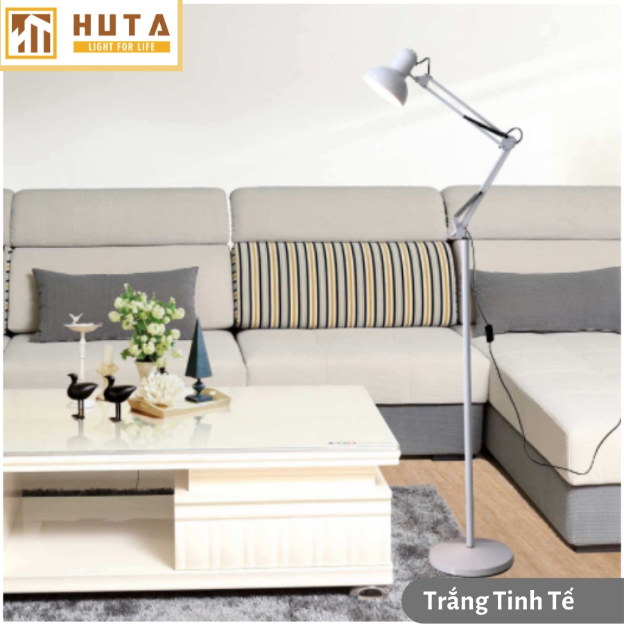 Đèn Cây Đứng Khớp Nối Cong Điều Chỉnh, Kiểu Dáng Pixar, Thân Thép, Bóng Led,Dùng Làm Vệc, Đọc Sách, Phòng Khách-HUTA KC